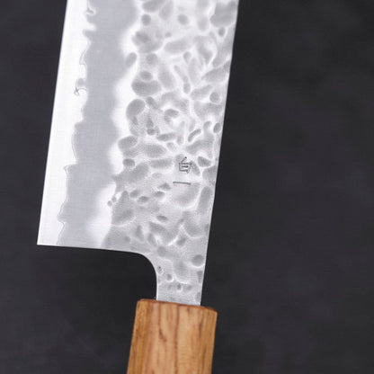 Nakiri White Steel #1 Tsuchime Yaki Urushi Handle 165mm