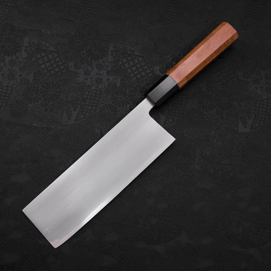 Nakiri White Steel #2 Kasumi Buffalo Teak Handle 165mm