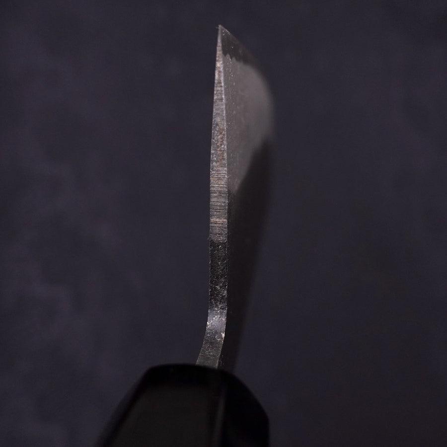 Nakiri White Steel #2 Kurouchi Chokin Sakura-Fuji Buffalo Ebony Handle 165mm