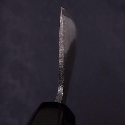 Nakiri White Steel #2 Kurouchi Chokin Sakura-Fuji Buffalo Ebony Handle 165mm