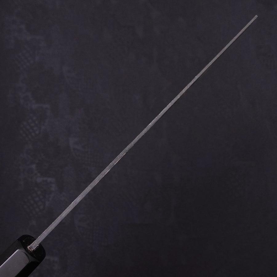 Nakiri White Steel #2 Kurouchi Chokin Sakura-Fuji Buffalo Ebony Handle 165mm