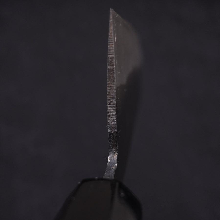 Nakiri White Steel #2 Kurouchi Chokin Snake-Sakura Buffalo Ebony Handle 165mm