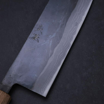 Nakiri White Steel #2 Kurouchi Damascus Yaki Urushi Handle 165mm