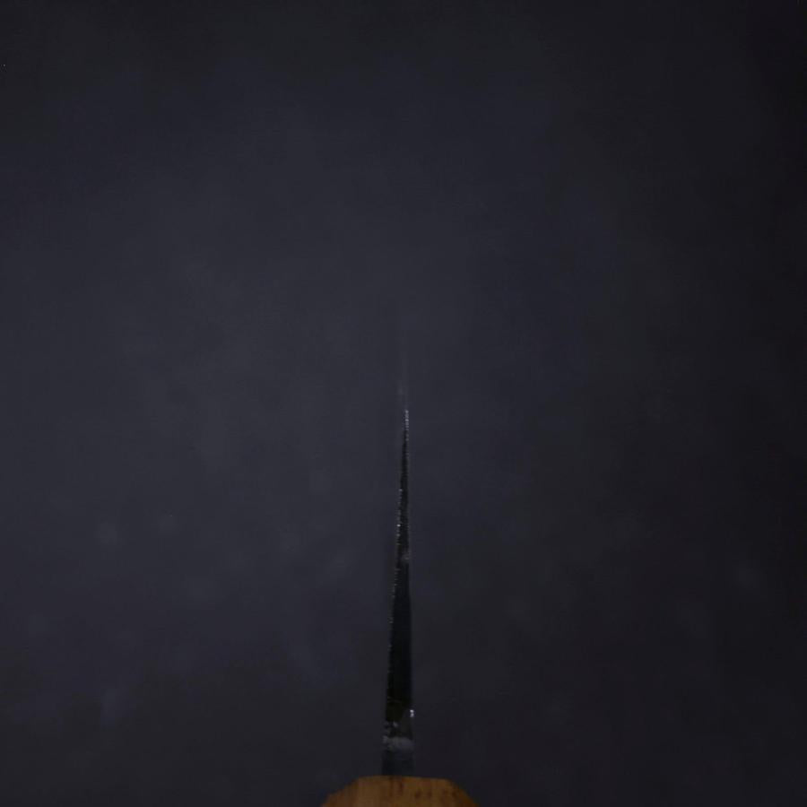 Nakiri White Steel #2 Kurouchi Damascus Yaki Urushi Handle 165mm