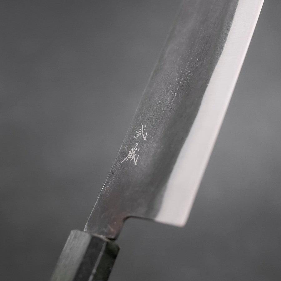 Nakiri White Steel #2 Kurouchi Green Urushi Handle 165mm