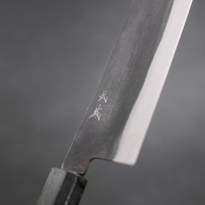 Nakiri White Steel #2 Kurouchi Green Urushi Handle 165mm