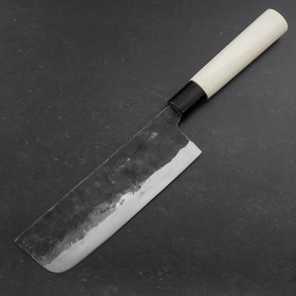 Nakiri White Steel #2 Kurouchi Magnolia Handle 165mm