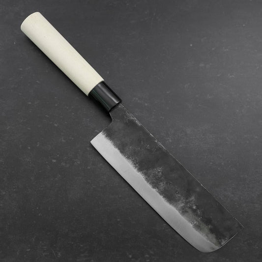 Nakiri White Steel #2 Kurouchi Magnolia Handle 165mm