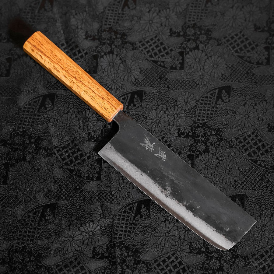 Nakiri White Steel #2 Kurouchi Oak Handle 165mm