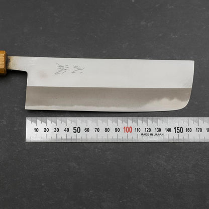 Nakiri White Steel #2 Polished Yaki Urushi Handle 165mm
