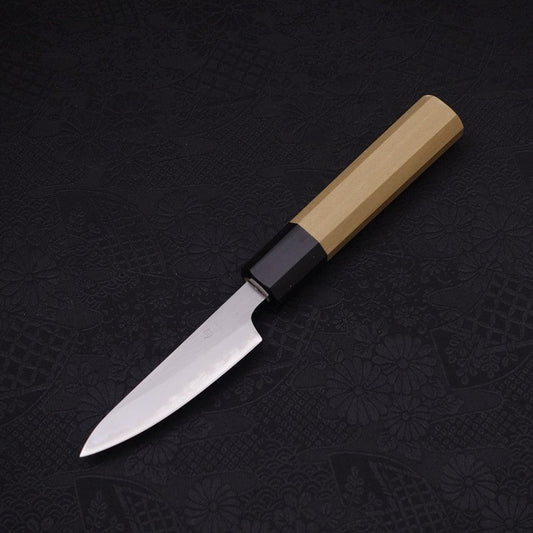 Paring White Steel #1 Polished Buffalo Magnolia Handle 80mm
