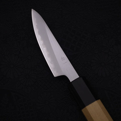 Paring White Steel #1 Polished Buffalo Magnolia Handle 80mm
