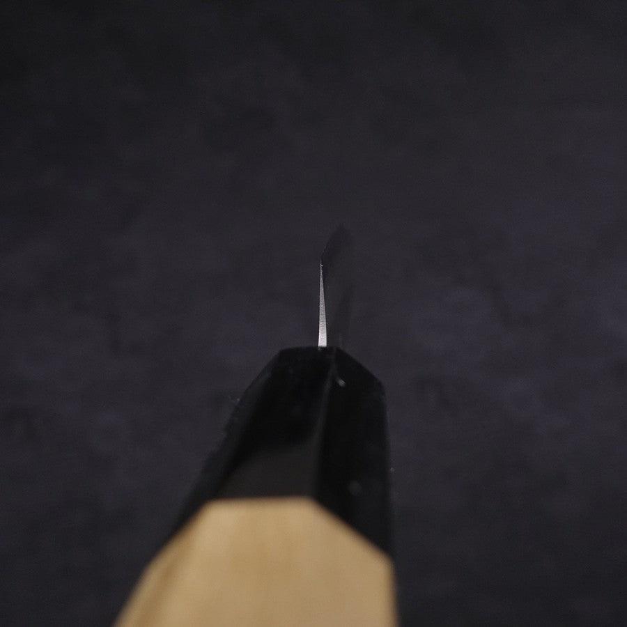 Paring White Steel #1 Polished Buffalo Magnolia Handle 80mm