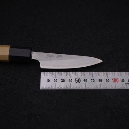 Paring White Steel #1 Polished Buffalo Magnolia Handle 80mm
