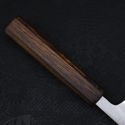 Paring White Steel #1 Polished Sumi Urushi Handle 80mm