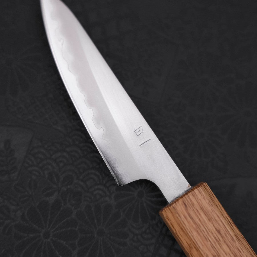 Paring White Steel #1 Polished Yaki Urushi Handle 80mm