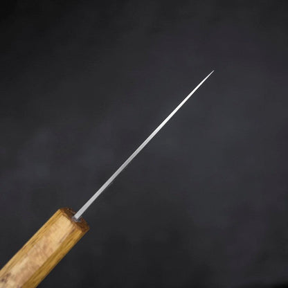 Paring White Steel #1 Polished Yaki Urushi Handle 80mm