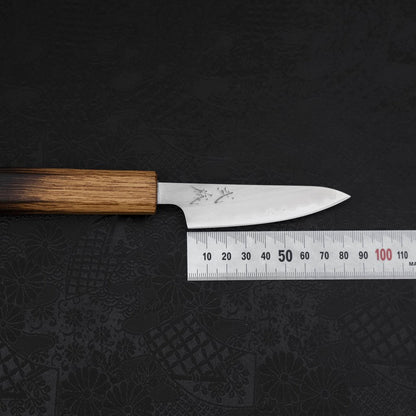 Paring White Steel #1 Polished Yaki Urushi Handle 80mm