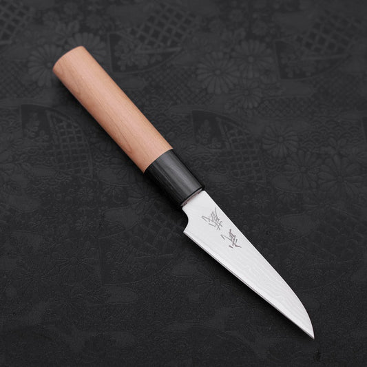 Peeling knife VG-10 Damascus Cherry Handle 90mm