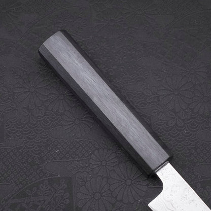 Petty AUS-10 Nashiji Damascus Dark-Blue Urushi Handle 135mm