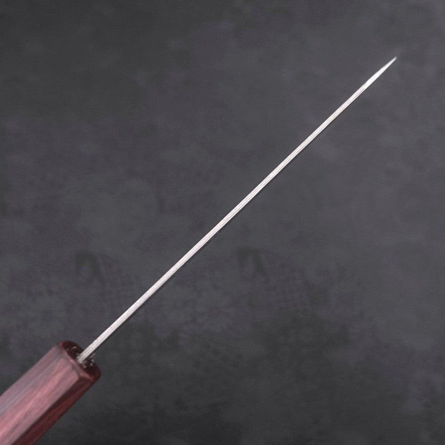 Petty AUS-10 Nashiji Damascus Urushi Purple Handle 135mm