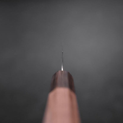 Petty AUS-10 Polished Nashiji Damascus Walnut Handle 135mm