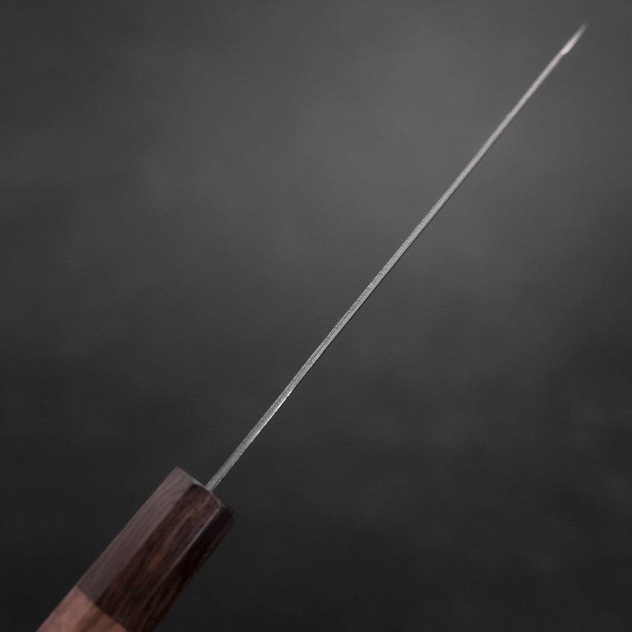 Petty AUS-10 Polished Nashiji Damascus Walnut Handle 135mm