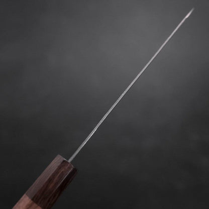 Petty AUS-10 Polished Nashiji Damascus Walnut Handle 135mm