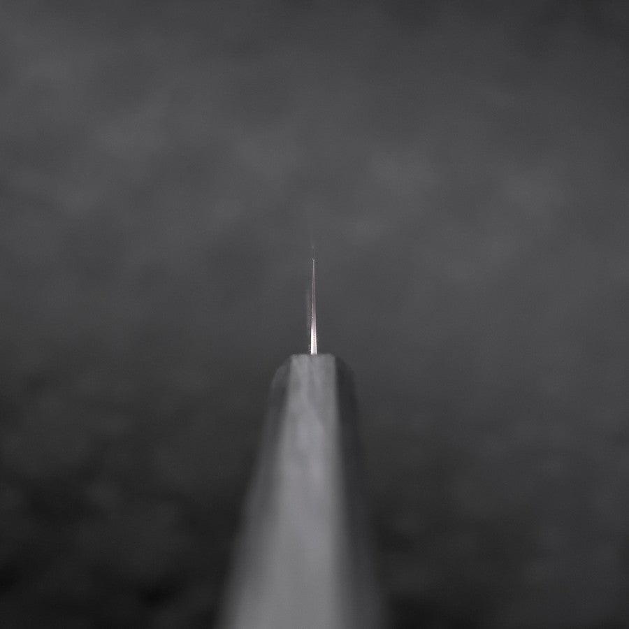 Petty AUS-10 Wave Nickel Damascus Dark Blue Urushi Handle 135mm