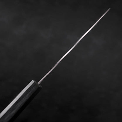 Petty AUS-10 Wave Nickel Damascus Dark Blue Urushi Handle 135mm