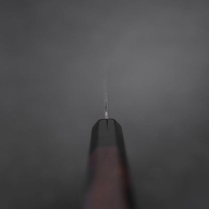 Petty Blue Steel #1 Kurouchi Chokin Sakura Buffalo Ebony Handle 150mm