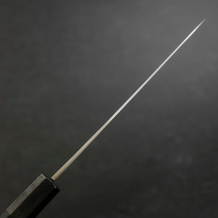 Petty Blue Steel #1 Stainless Clad Kurouchi Black Dark Blue Urushi Handle 150mm