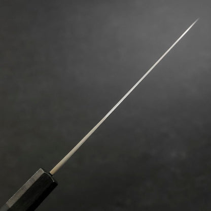 Petty Blue Steel #1 Stainless Clad Kurouchi Black Dark Blue Urushi Handle 150mm