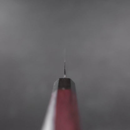 Petty Blue Steel #1 Stainless Clad Kurouchi Black Purple Urushi Handle 150mm