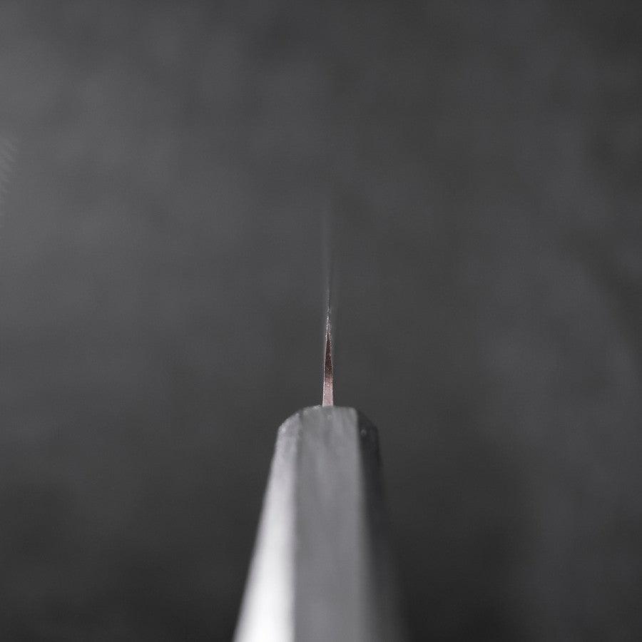 Petty Blue Steel #1 Stainless Clad Kurouchi Dark Blue Urushi Handle 150mm