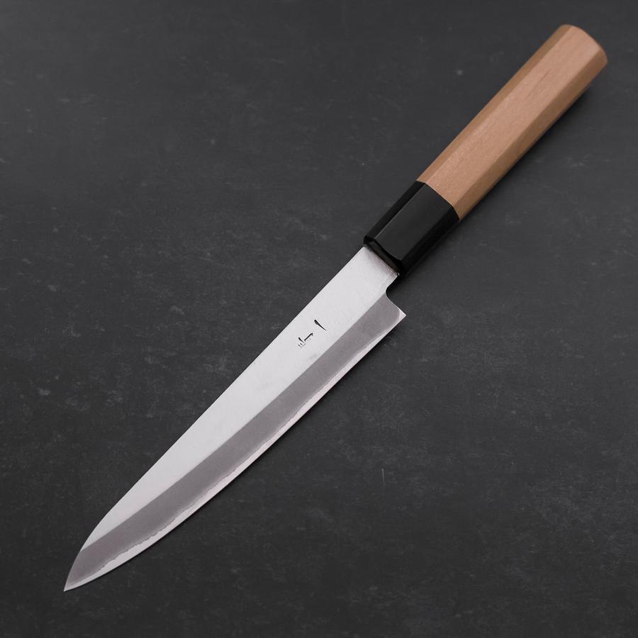 Petty Blue Steel #1 Stainless Clad Polished Buffalo Magnolia Handle 150mm