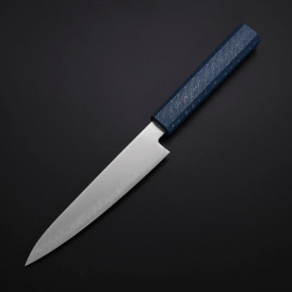Petty Chromax Polished Blue Urushi Handle 150mm