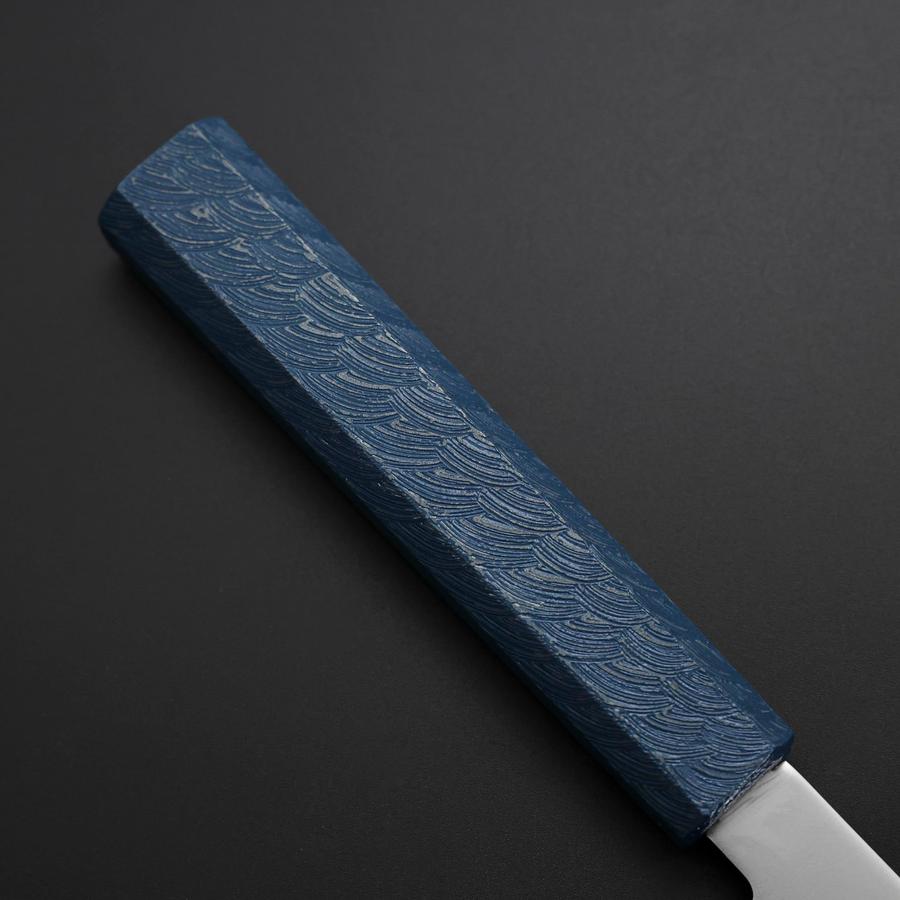 Petty Chromax Polished Blue Urushi Handle 150mm