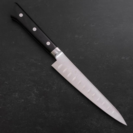 Petty Molybdenum Polished Dimples Western Black Handle 150mm