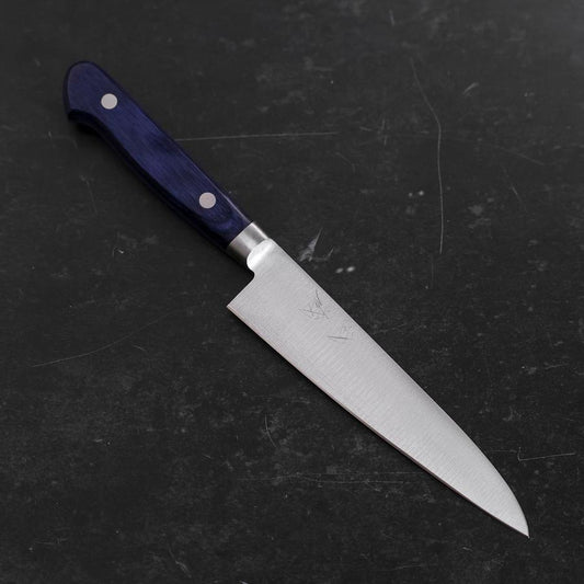 Petty Molybdenum Polished Western Blue Handle 120mm