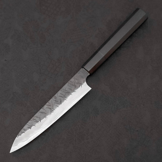 Petty SG-2 Kurouchi Tsuchime Buffalo Ebony Handle 150mm