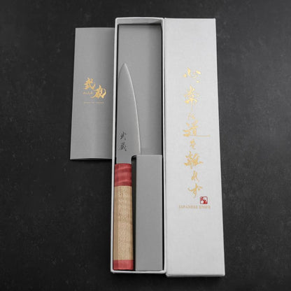 Petty SG-2 Polished Red Maple Handle 120mm