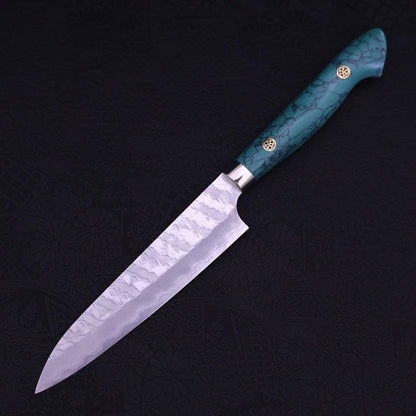Petty SG-2 Tsuchime Turquoise Green Handle 150mm