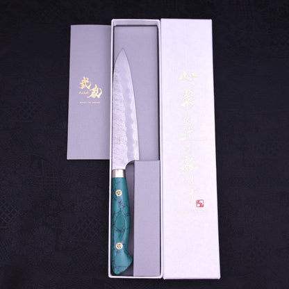 Petty SG-2 Tsuchime Turquoise Green Handle 150mm