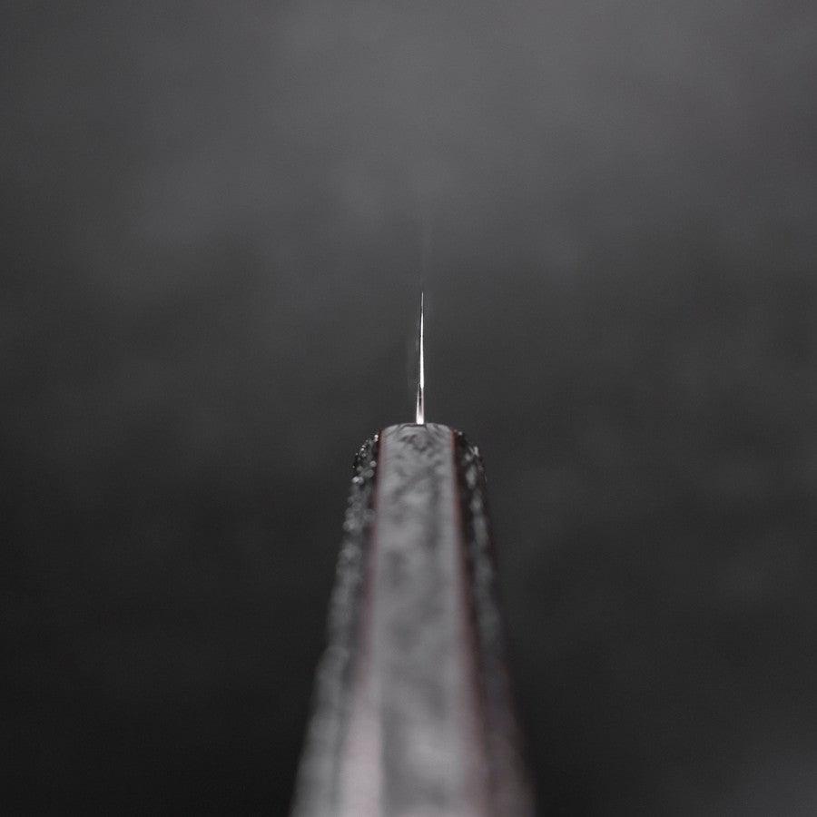 Petty SLD Wave Nickel Damascus Silver Pattern Urushi Handle 135mm