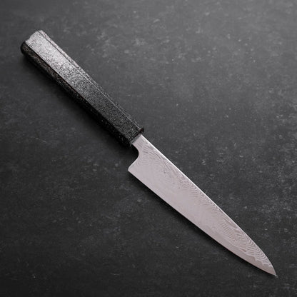 Petty SLD Wave Nickel Damascus Silver Pattern Urushi Handle 135mm