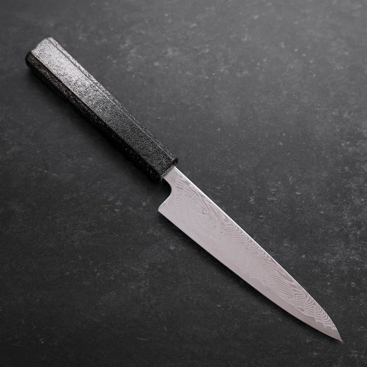 Petty SLD Wave Nickel Damascus Silver Pattern Urushi Handle 135mm