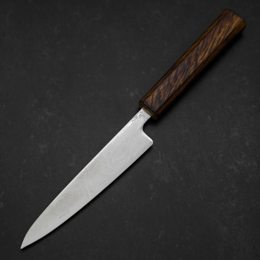 Petty SLD Wave Nickel Damascus Sumi Urushi Handle 135mm