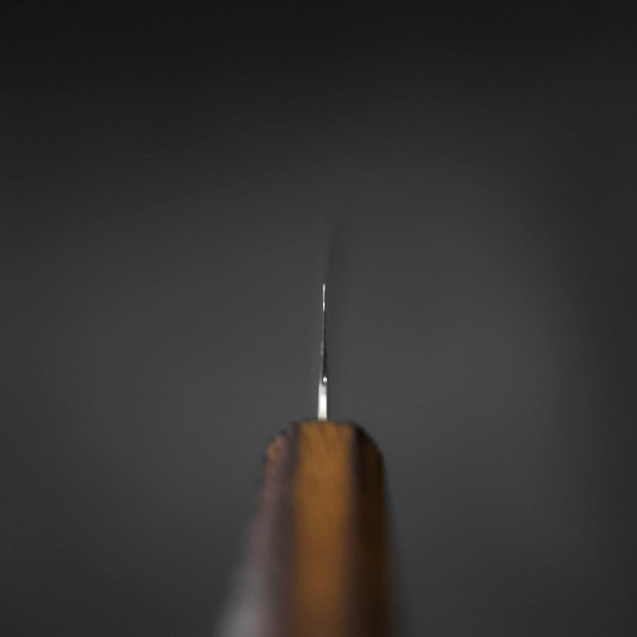 Petty SLD Wave Nickel Damascus Sumi Urushi Handle 135mm