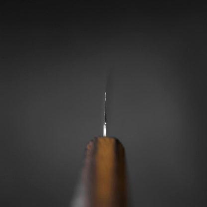 Petty SLD Wave Nickel Damascus Sumi Urushi Handle 135mm